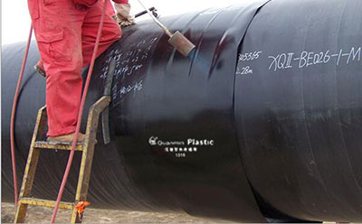 壓敏膠型熱收縮帶施工